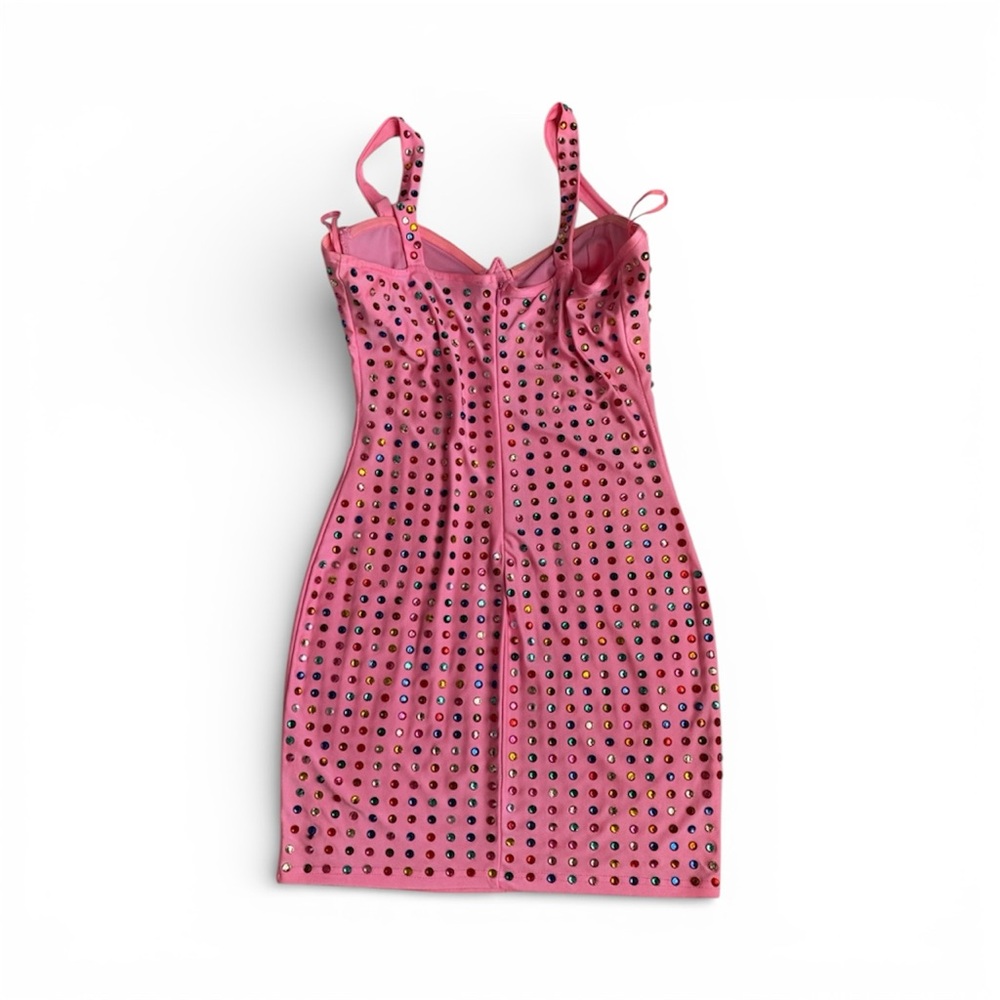 AKIRA Pink Sequin Mini Dress - Picture 2 of 6